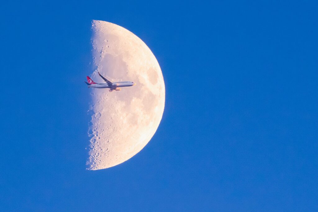 THY to the moon